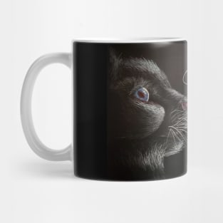 Cat and butterflies Mug